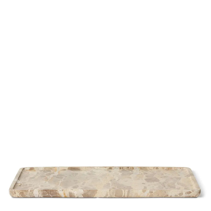 Friedrich Capri Beige Marble Decor Tray Stone - 50 x 25 x 2cm