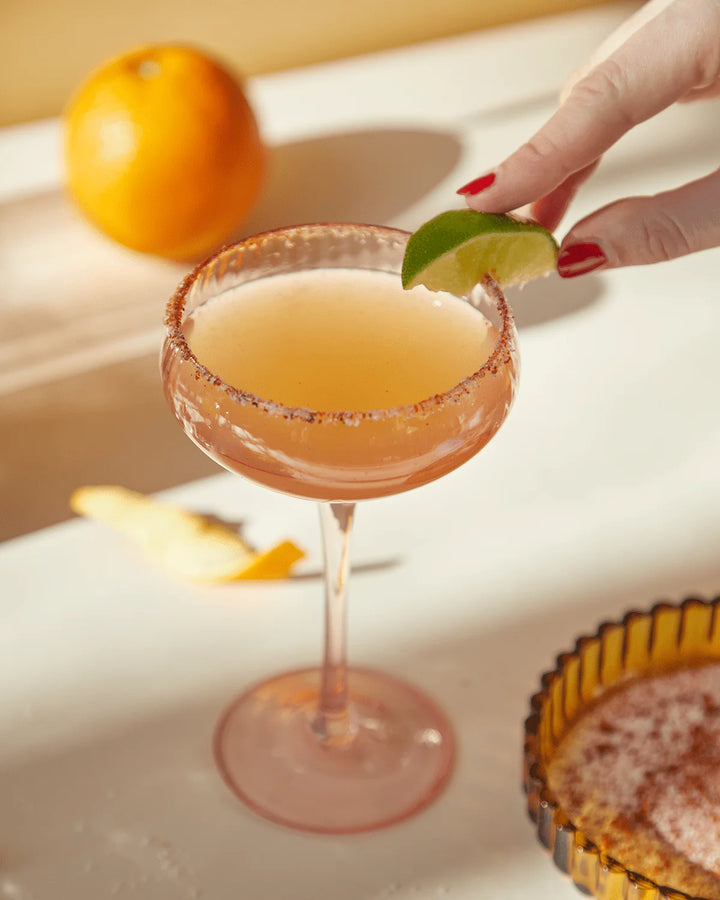 The Lou Coupe in Blush - Set of 2