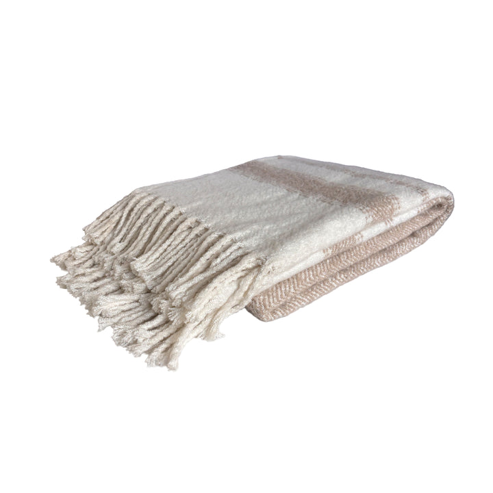 Marai Woven Throw - Sand Multi