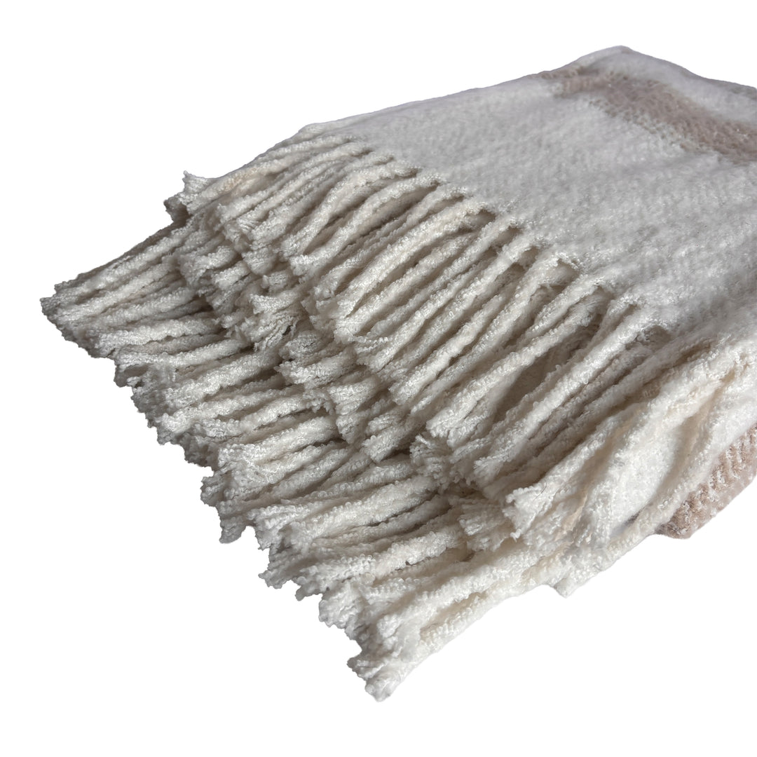 Marai Woven Throw - Sand Multi