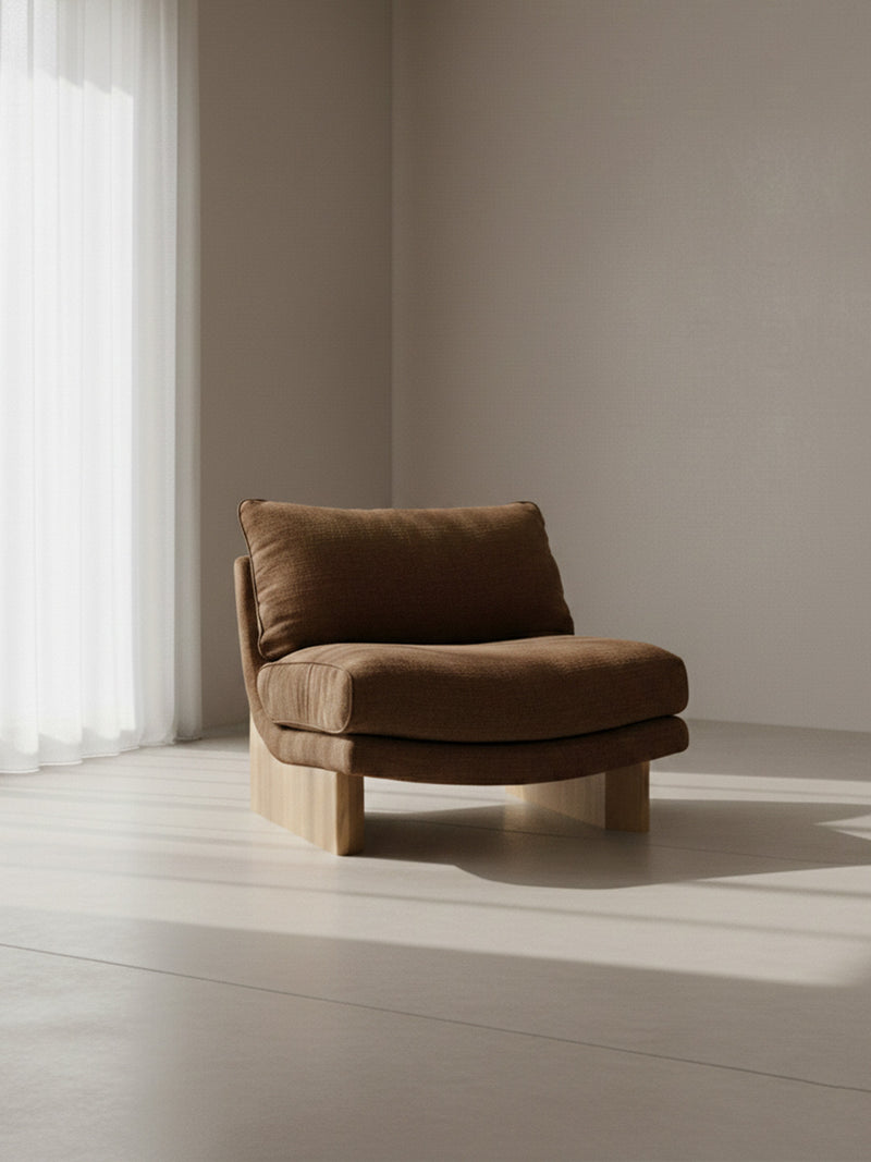 Monroe Lounge Chair - Toffee