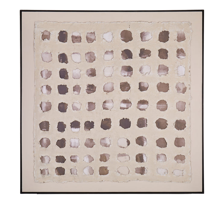 Peka Hand Painted Wall Art Multi-Coloured 118x5.2x118cm