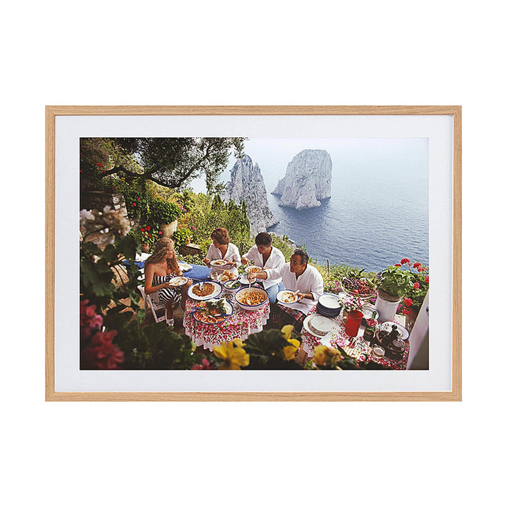 Dining Al Fresco On Capri - Slim Aarons by FinePrint Co