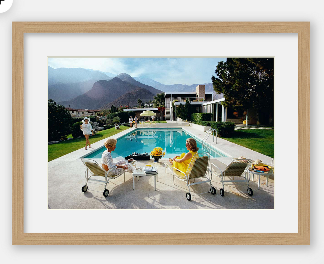 Poolside Gossip- Slim Aarons by FinePrint Co