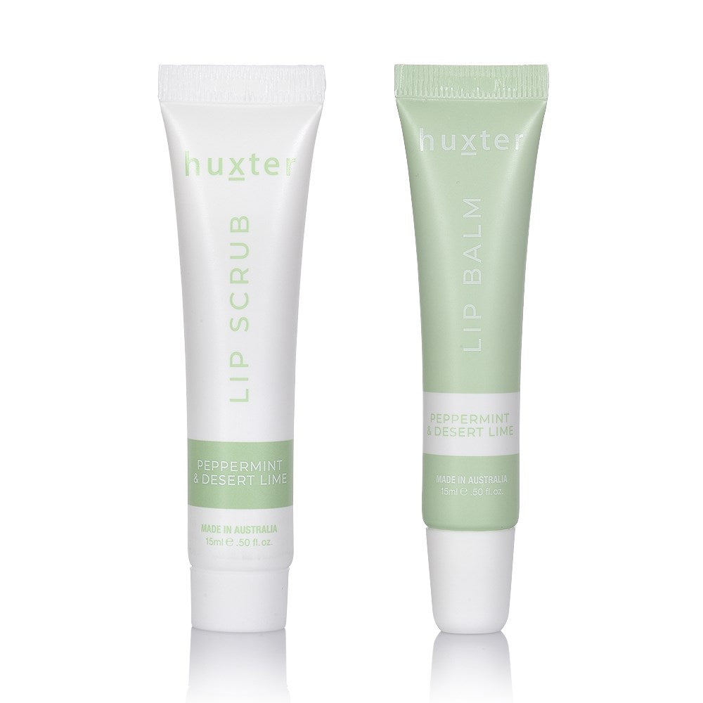 Lip Therapy Duo - Pale Green - Peppermint & Desert Lime