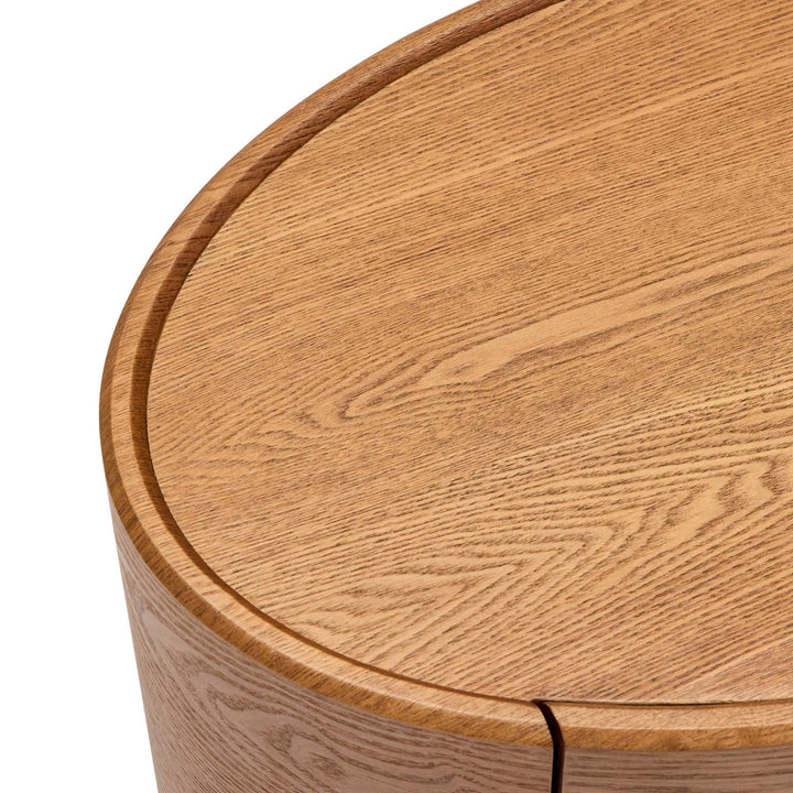 Veda Oval Bedside Caramel