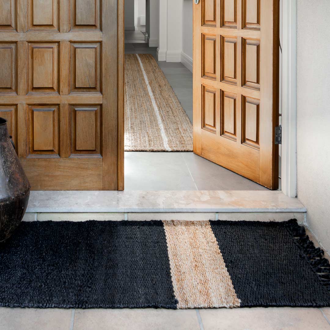 Irving Stripe: Oversized Mat (no fringe)