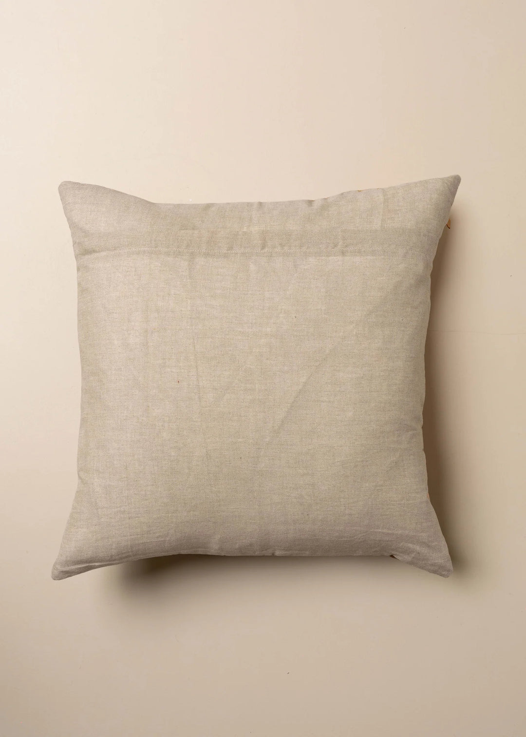 Linen Velvet Cushion - Burgundy by Saarde