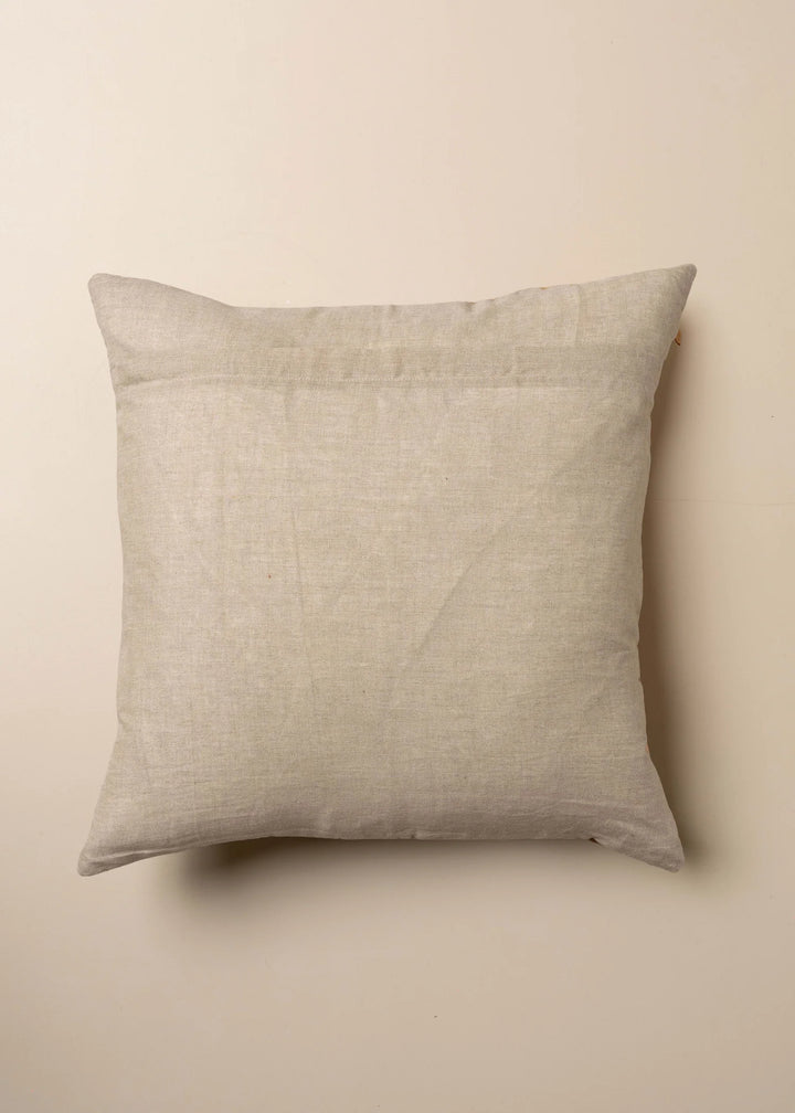 Linen Velvet Cushion - Burgundy by Saarde