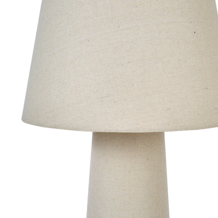Carrington Linen Floor Lamp Natural