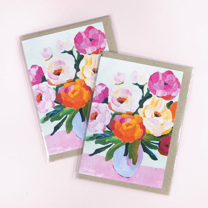 Pastel Bouquet Greeting Card