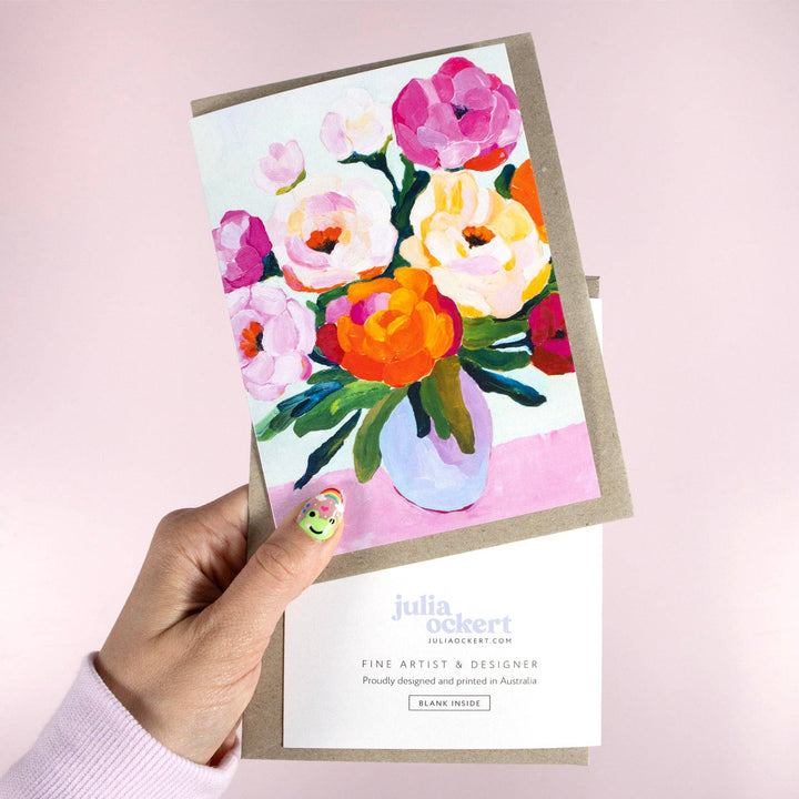 Pastel Bouquet Greeting Card