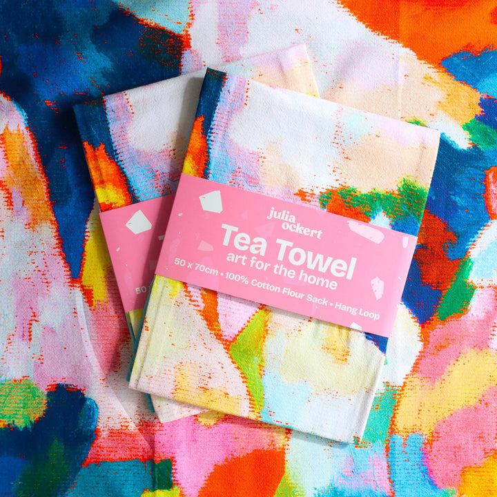 Chickens Tea Towel - Dopamine Decor - Eclectic Homewares
