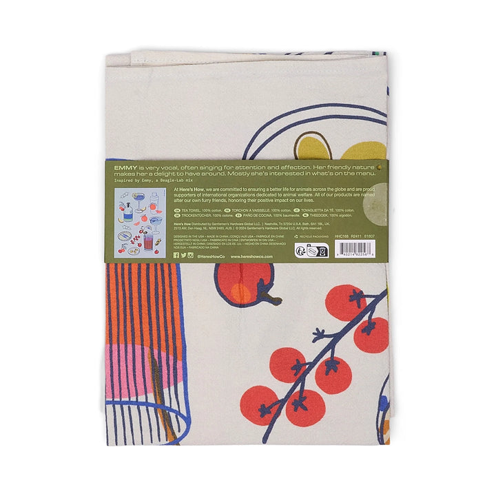 The Emmy Tea Towel - Cocktails