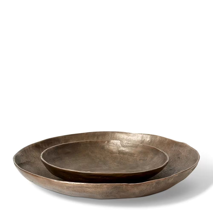 Soleil Bowl Antique Copper - 35 x 35 x 7cm