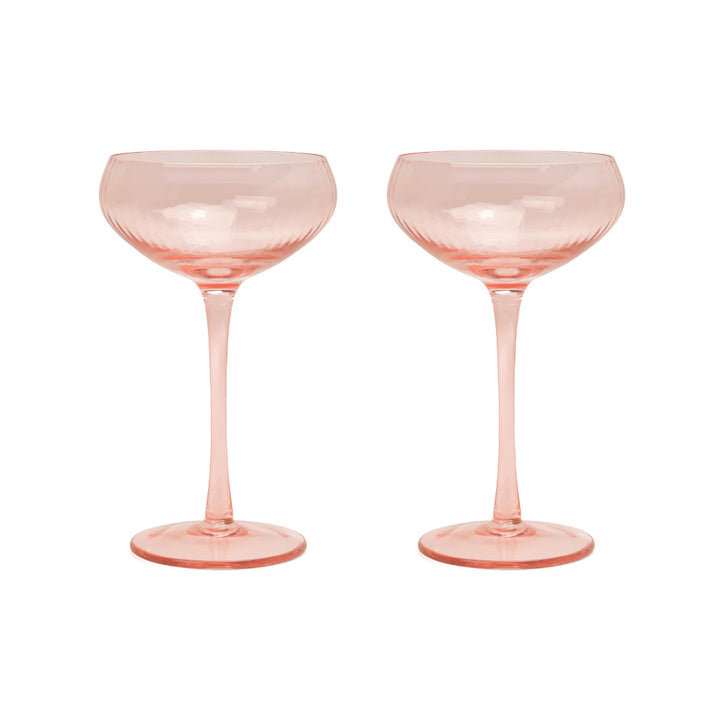 The Lou Coupe in Blush - Set of 2
