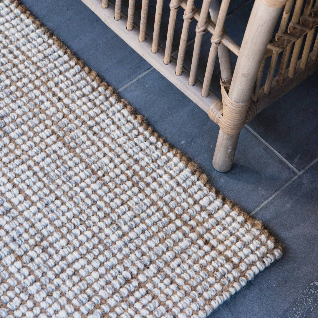 Carter Wool & Jute: Oversized mat
