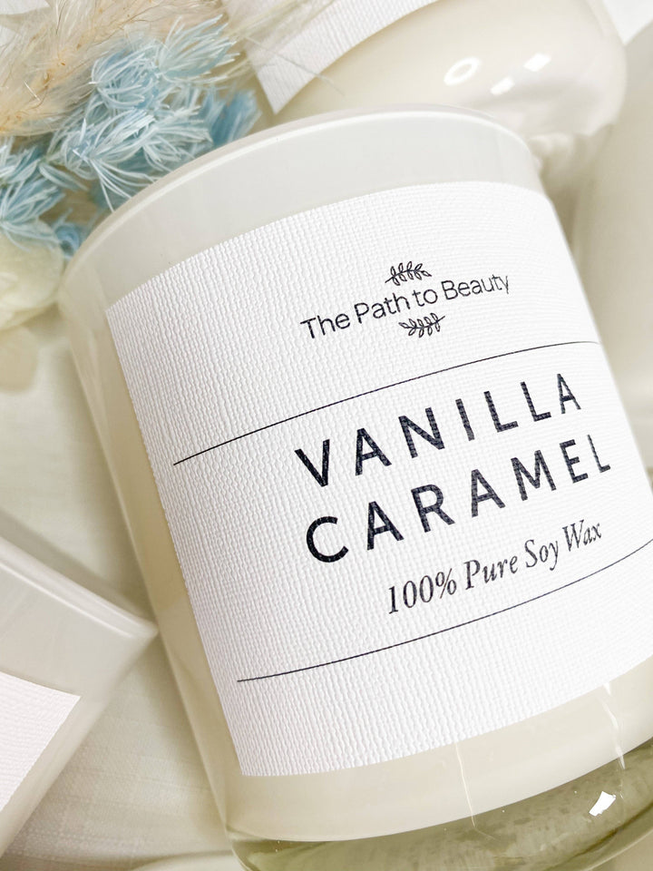 White Candle-Vanilla Caramel