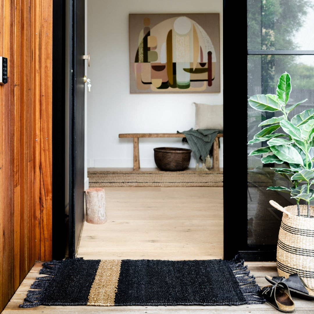 Irving Stripe: Oversized Mat (no fringe)