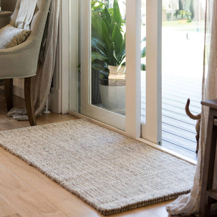 Carter Wool & Jute: Oversized mat