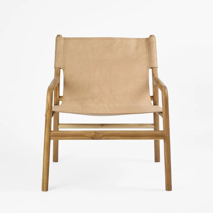 Miles Leather Sling ArmChair