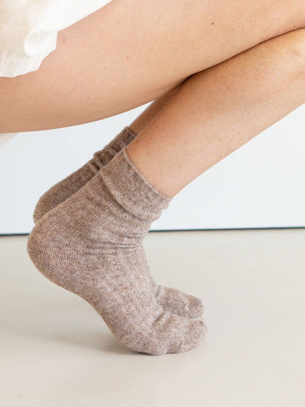 The Comfiest Socks - Lite - Light Choccy: S/M