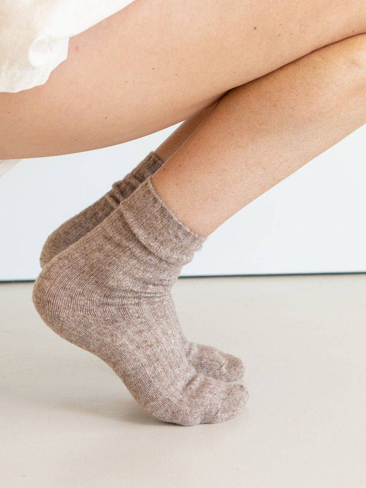 The Comfiest Socks - Lite - Light Choccy: S/M