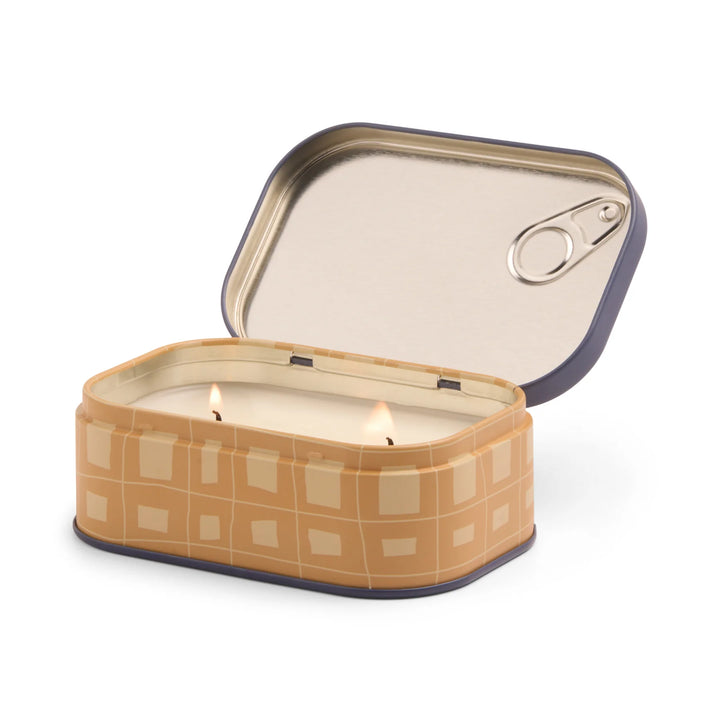 Bistro Print Tin Candle / Bordeaux Grapes