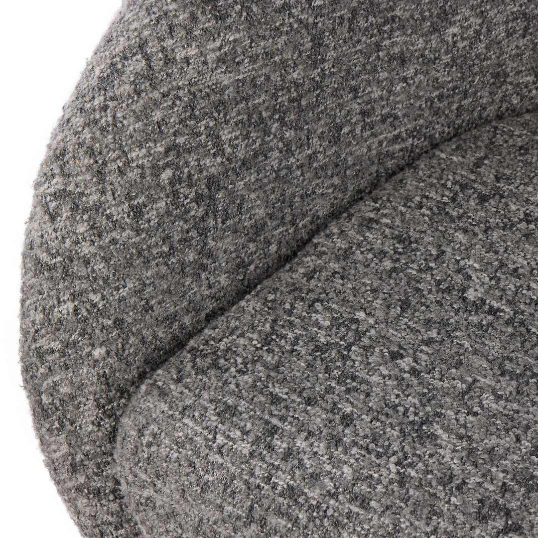 Lucca Swivel Chair Grey