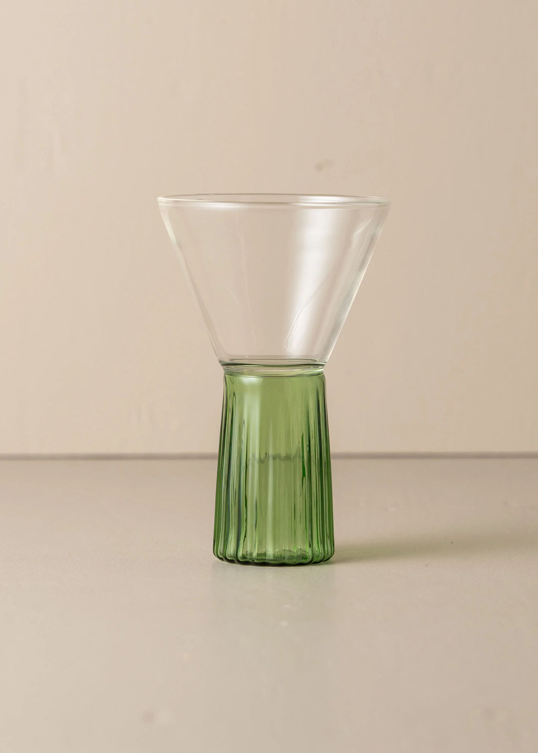 Kairos Wine Glass | Clear/Green