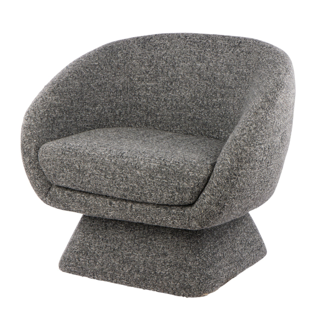 Lucca Swivel Chair Grey