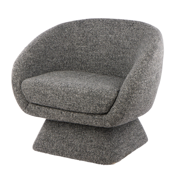 Lucca Swivel Chair Grey