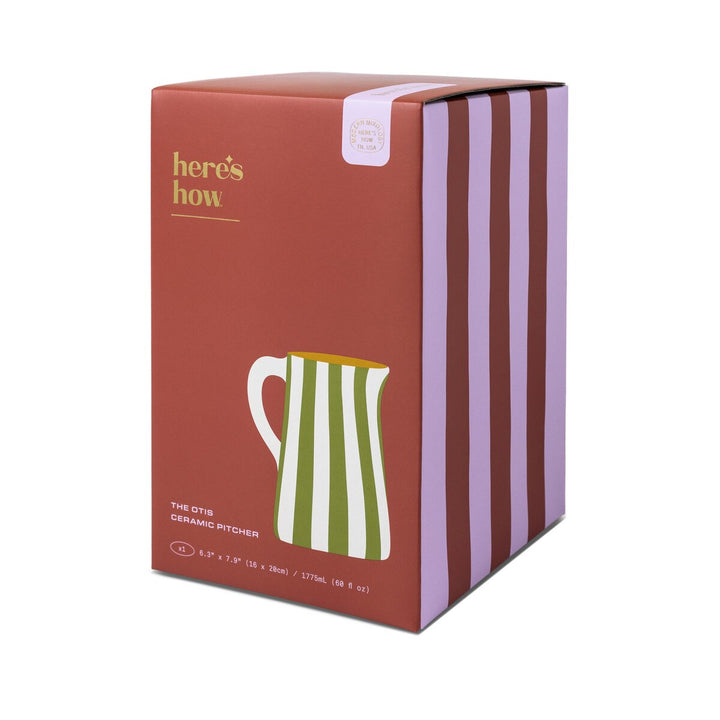 The Otis Ceramic Pitcher/Water Jug