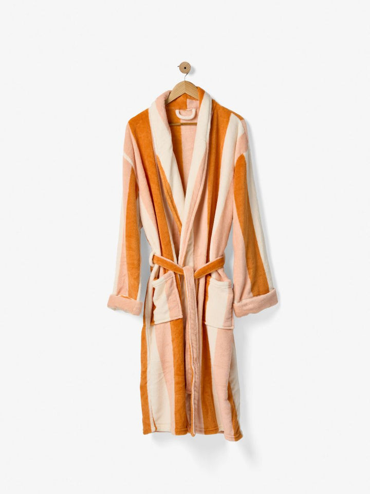 Plush Palazzo Pumpkin Robe