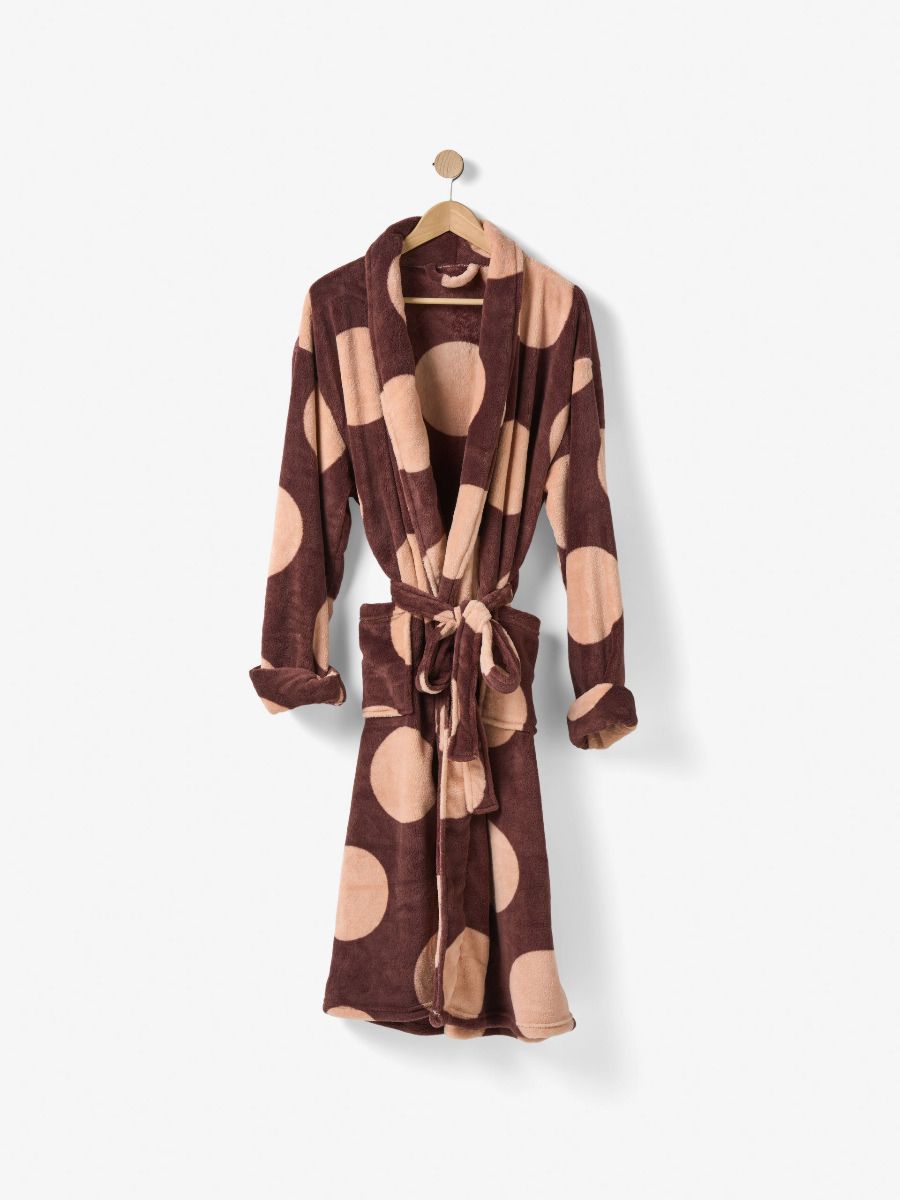 Plush Chocolate Robe