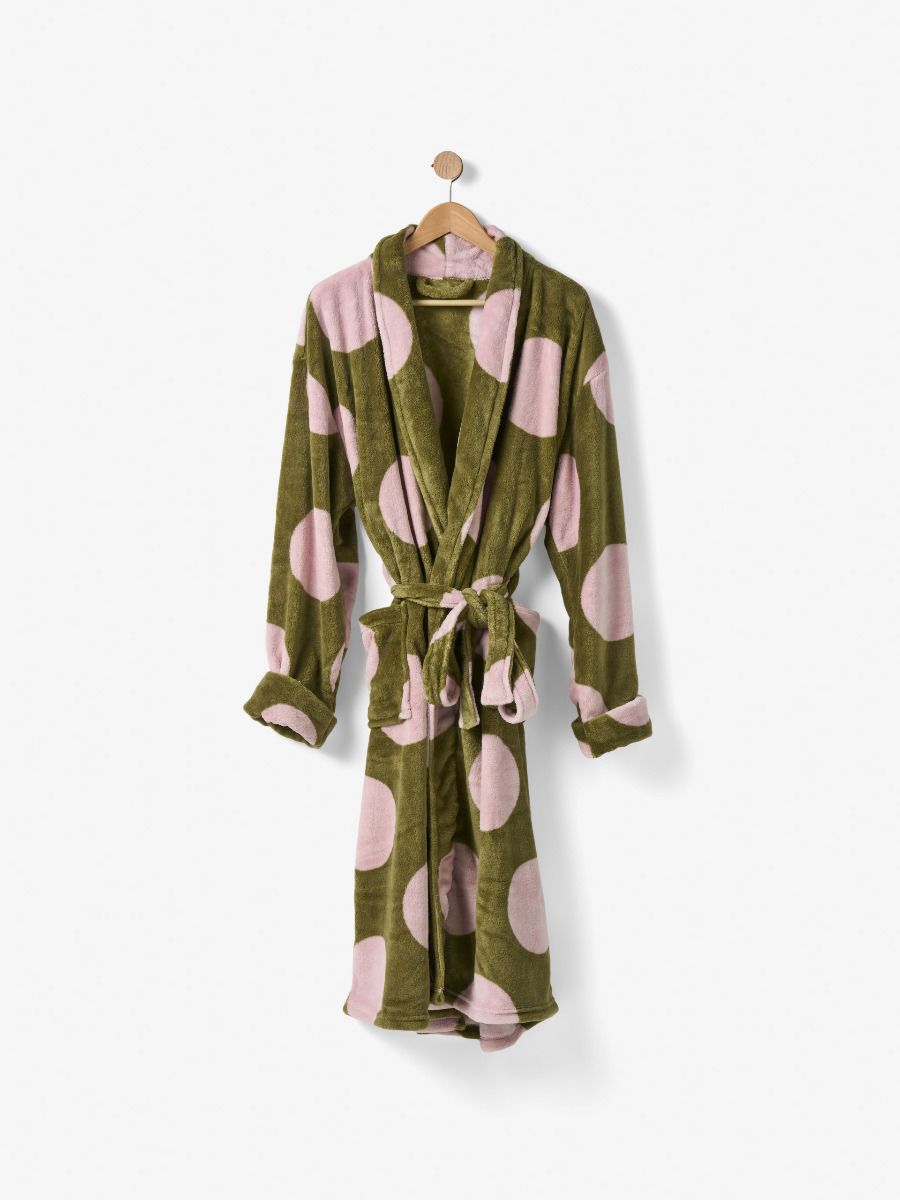 Plush Olive Robe