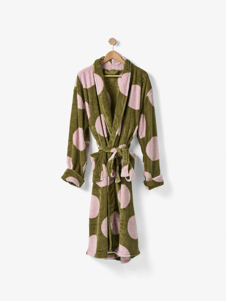 Plush Olive Robe