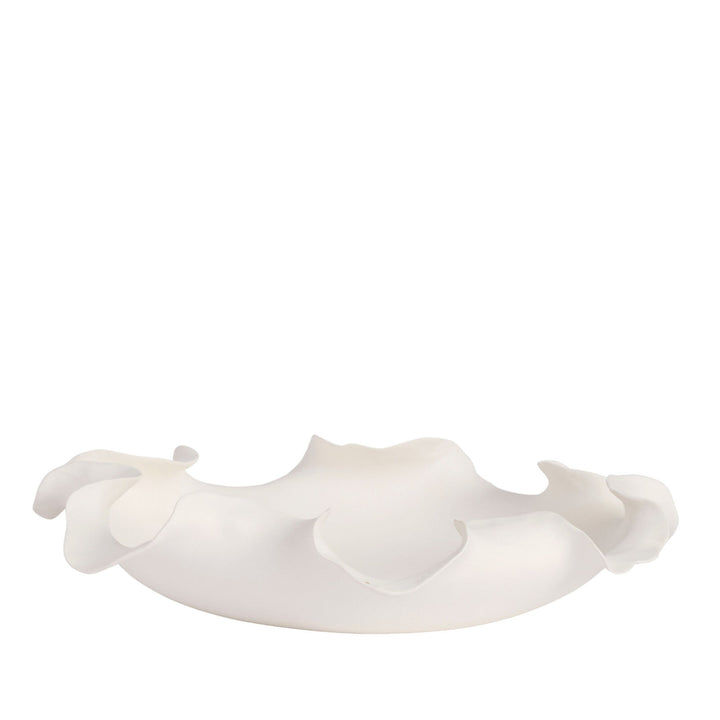 Lottie Decorative Bowl – White Ceramic