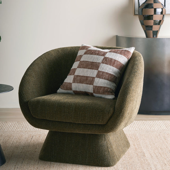 Lucca Swivel Chair Green