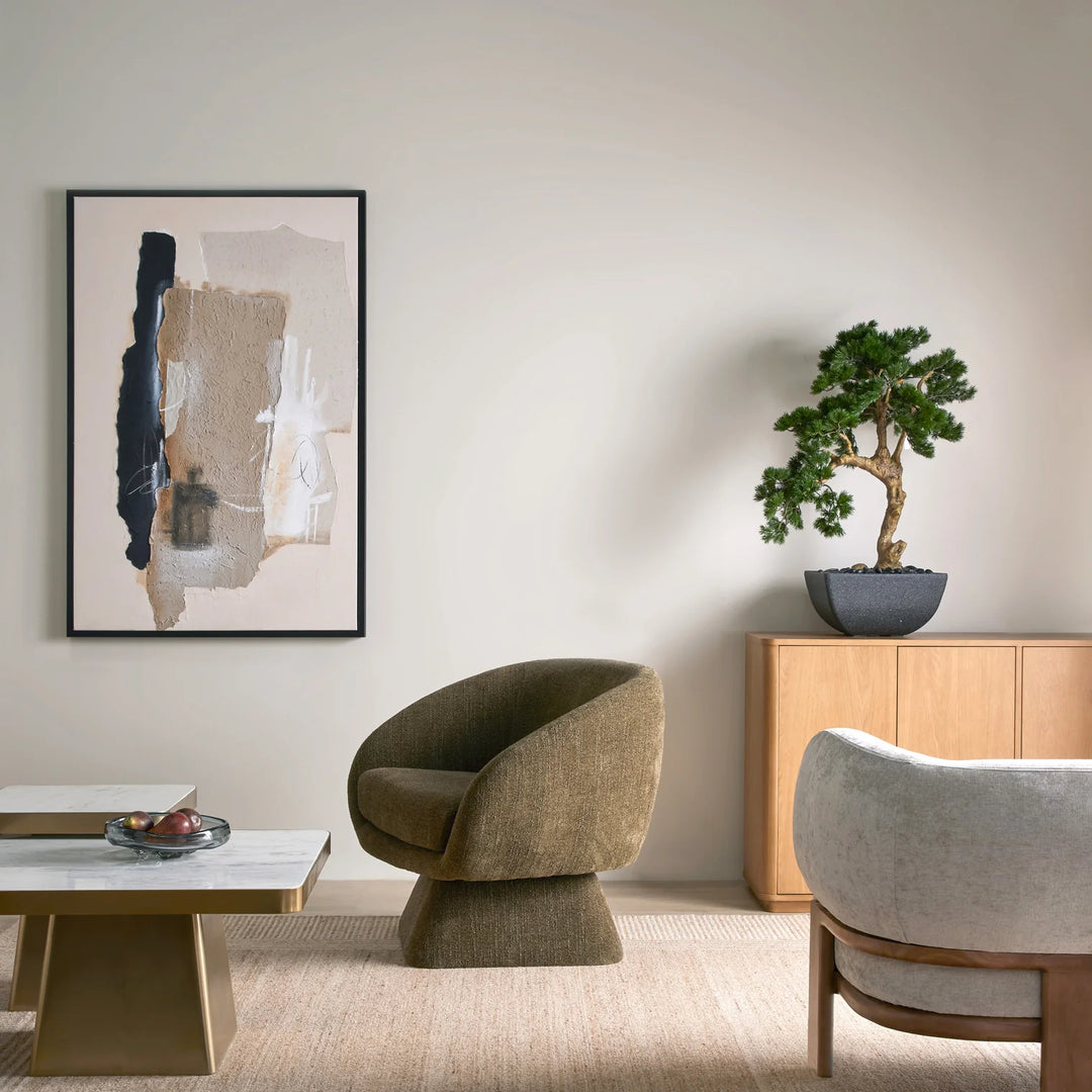 Lucca Swivel Chair Green