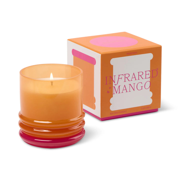 Paddywax Stacked Infrared Mangle Candle 198g