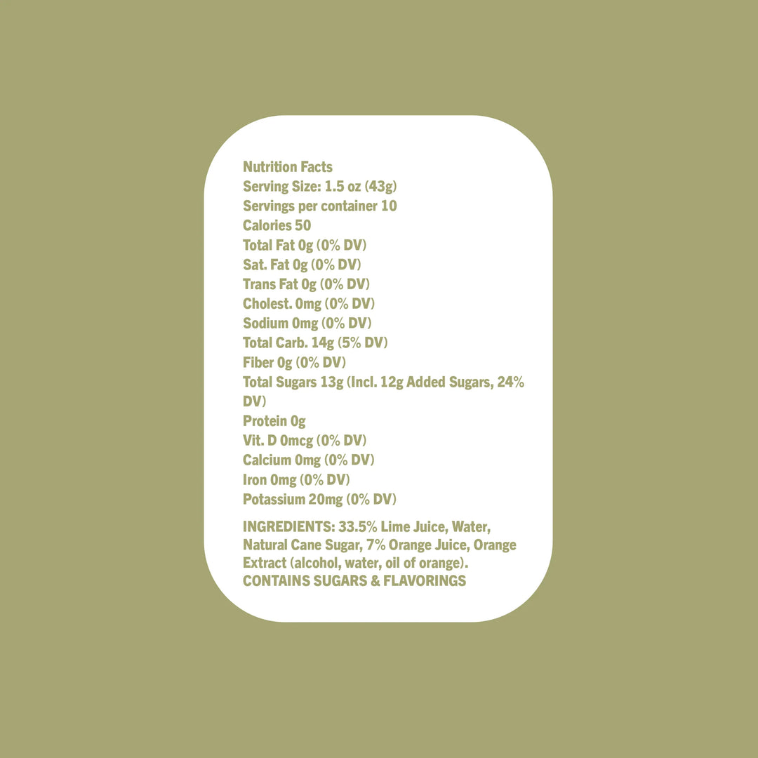 Margarita - Crafted Cocktail Mixture