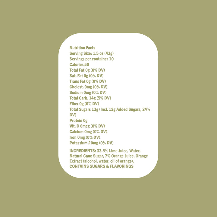 Margarita - Crafted Cocktail Mixture