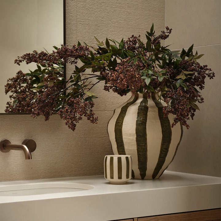 Oreio Pot - Olive stripe