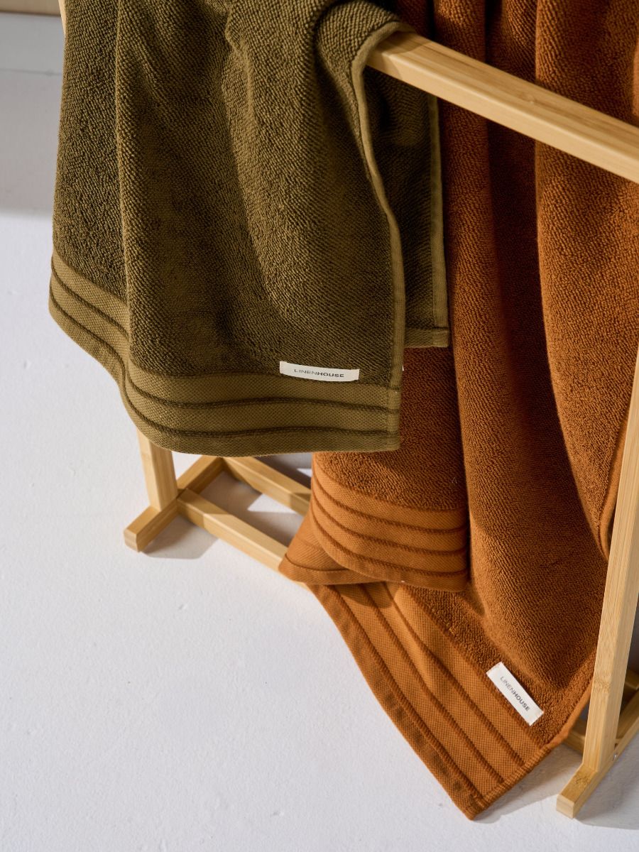 Marley Bath Towel - Rust