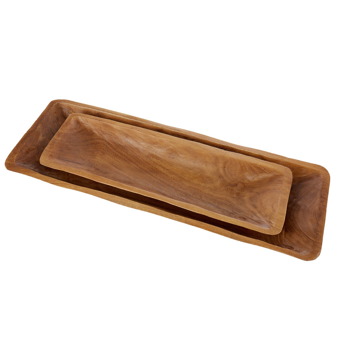 Walnut Tray Set