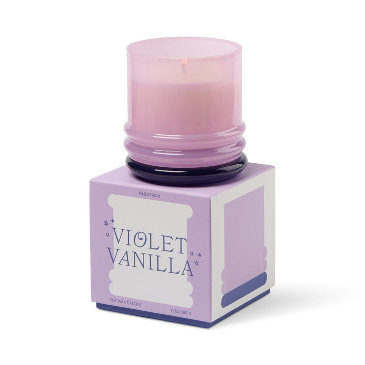 Paddywax Stacked Violet Vanilla 198g
