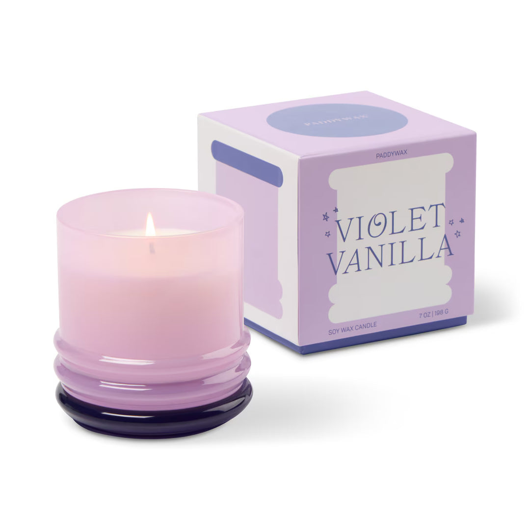 Paddywax Stacked Violet Vanilla 198g