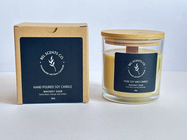 Whiskey Sour Soy Candle - Amber and Neroli
